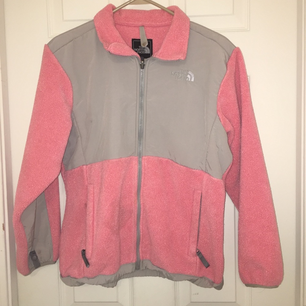 Pink north face fleece